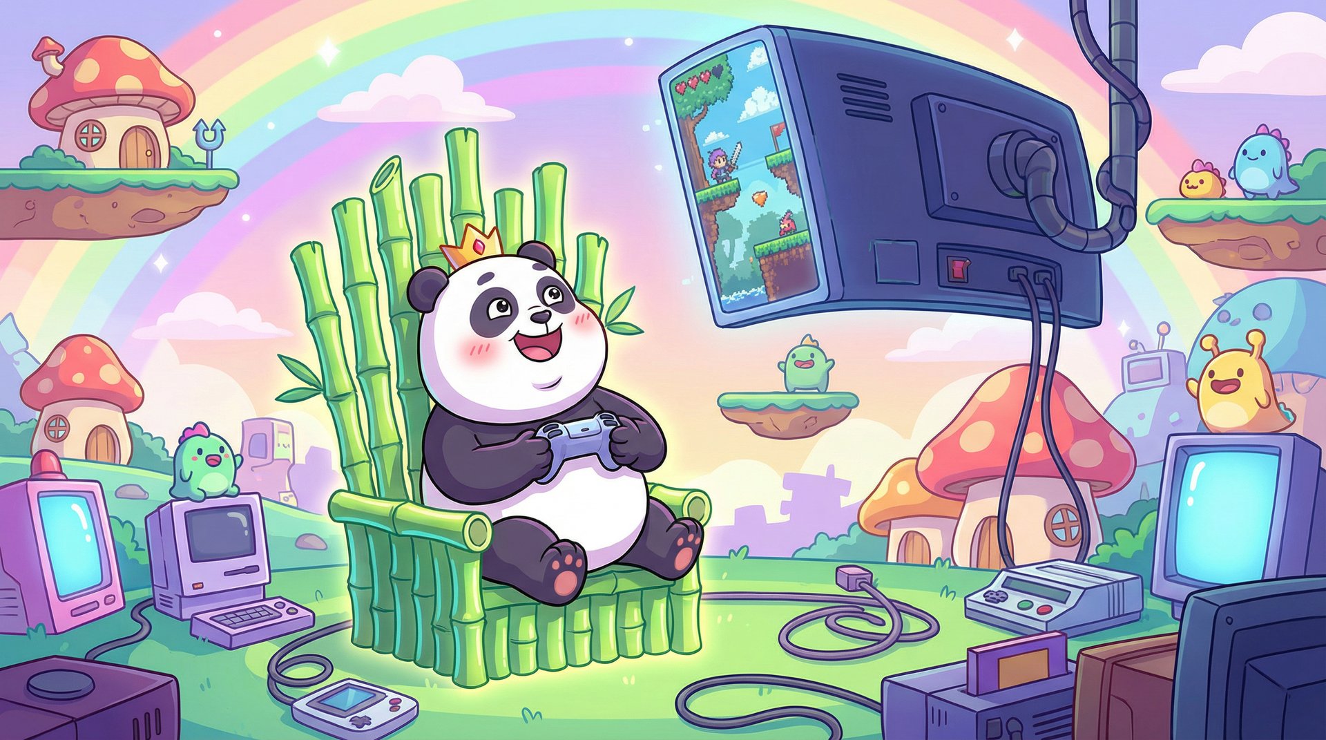 糖心vlog熊猫游戏视频